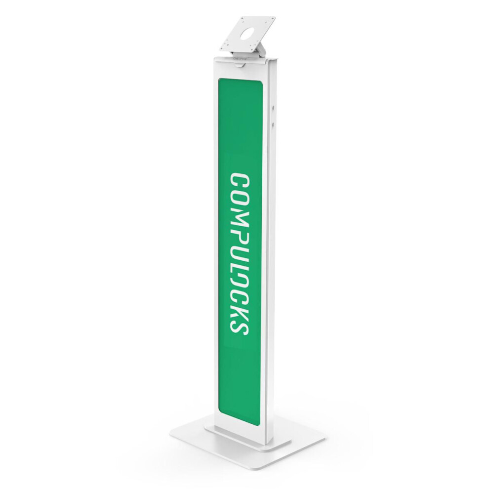 Compulocks Brandable Vesa Mount Security Floor Stand - Tiltable Display Floor Stand 854340005559