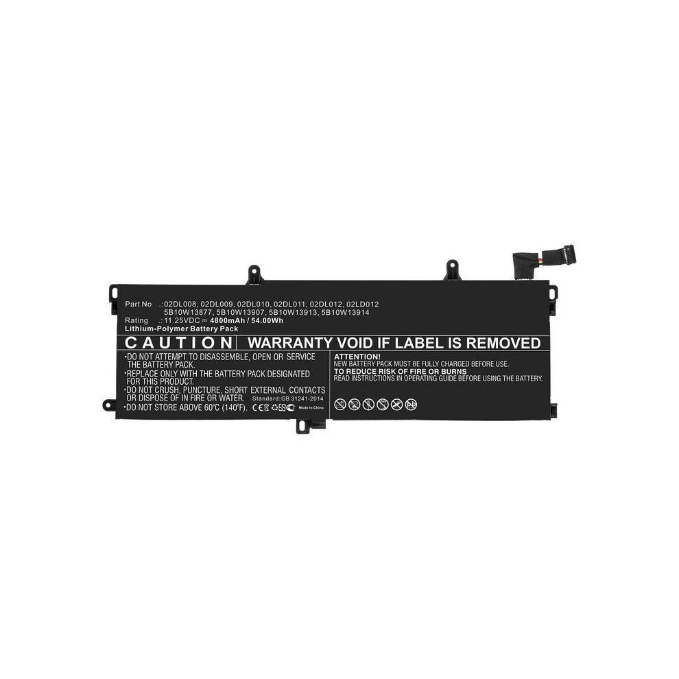 Coreparts Laptop Battery 50Wh Li-Pol 11.55V 4350Mah Black 5715063512029