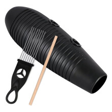 Guiro 3,9 X 13 Pouces, Instrument de Percussion Latin en Forme de Poisson, avec 2 Grattoirs pour L'Apprentissage Musical