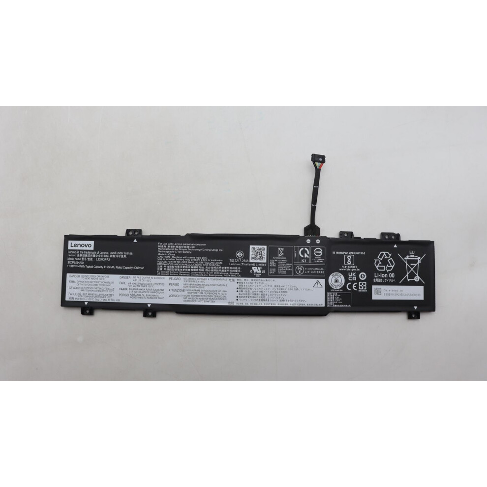 Lenovo 3-Cell Lithium-Ion Battery 47Wh Capacity 11.31V Voltage Designed For Ideapad Slim 3 15Amn8 Laptops.