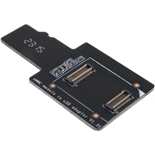 EMMC to USB Board MicroSD Adapter for ROCK PI 4A 4B, EMMC to USB Reader Module, High-Speed Flash Memory Programming 1