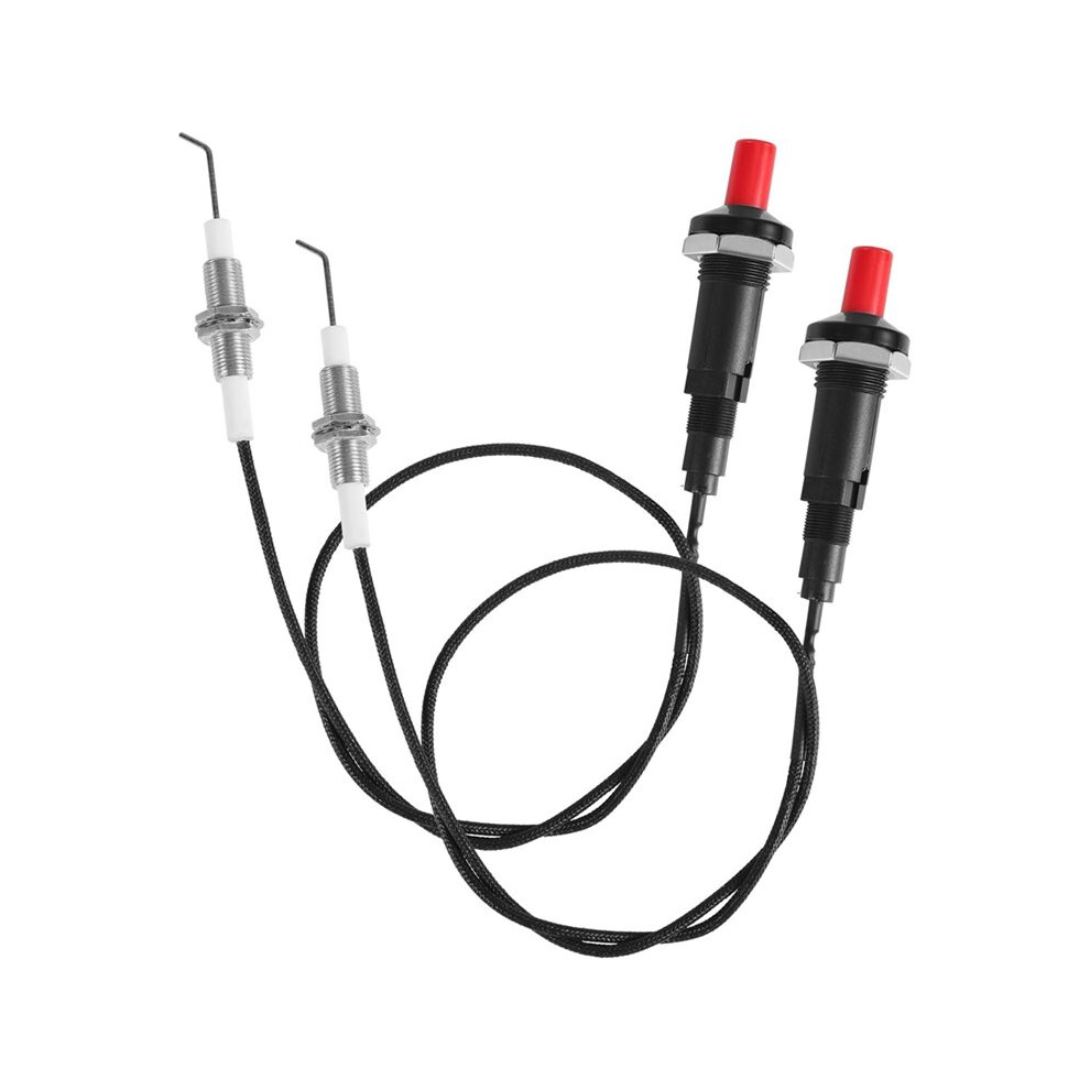 Photos - Other for Computer 2pcs Piezo Igniter Propane Push Button Threaded Electrode Grill Igniter Kit for Gas Fireplace Oven Kitchen Accessories