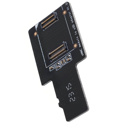 EMMC to USB Board MicroSD Adapter for ROCK PI 4A 4B, EMMC to USB Reader Module, High-Speed Flash Memory Programming 2