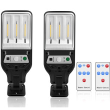 Lampe Solaire Extérieure Lumineuse avec Détecteur de Mouvement, Idéale pour la Sécurité des Porches, Jardins et Clôtures