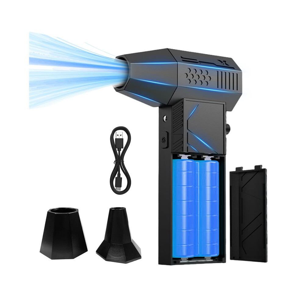35000Rpm Air Blower Brushless Turbo Blower Jet Fan Vacuum With Replaceable Battery Led For Dust Removal Cleaning Light 4713332854895