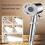 High Pressure Water Saving Filter Shower  5 Modes Handheld Shower  One Button Stop Bathroom Accessories Set 8