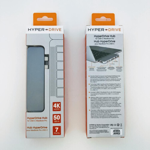 Hyper HyperDrive DUO 7-in-2 â” USB-C Hub for MacBook Pro / Air 2