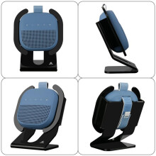 TXesign Desktop Stand for SoundLink Micro-2 Portable Speaker, Acrylic Speaker Display Holder with Anti-Slip Base Clear