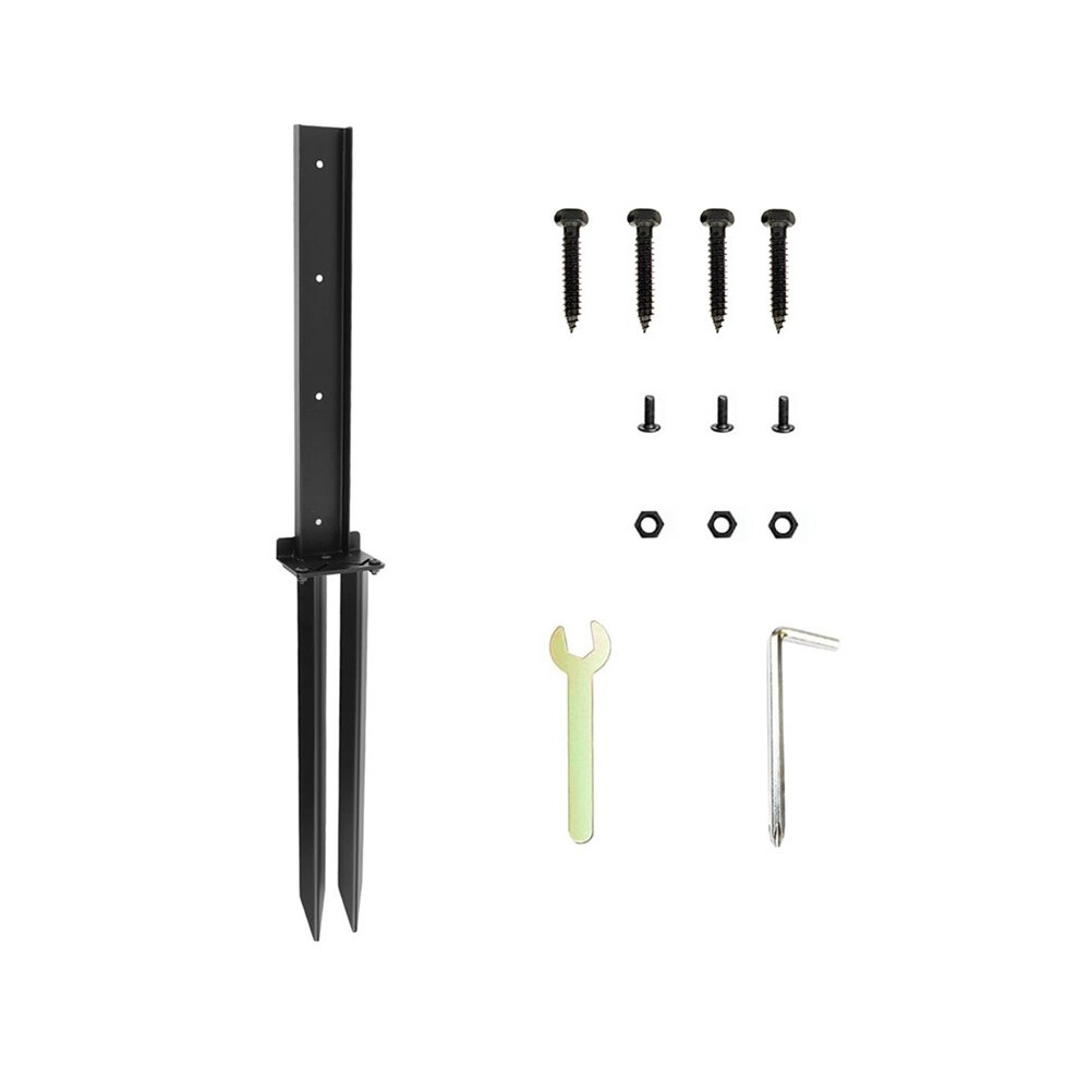 Heavy Duty Steel Fence Post Anchor Kit For Repairing Inclined And Rotten Wooden Piles 6032759667160