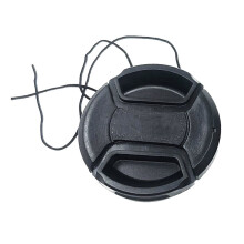67 mm Center Pinch Snap- Frontlinse mit Tragegurtabdeckung zum Schutz der DSLR-Kameraobjektive Vor und Kratzern