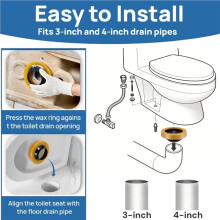 12er-Pack WC-Wachsringe, Universal-Wachsringe für die WC-Installation, WC-Wachsringe und WC-Becken-Wachsringdichtung