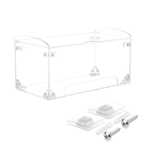 Müllbeutelspender, Acryl-Müllbeutelhalter, Müllbeutelrollenspender Zur Wandmontage