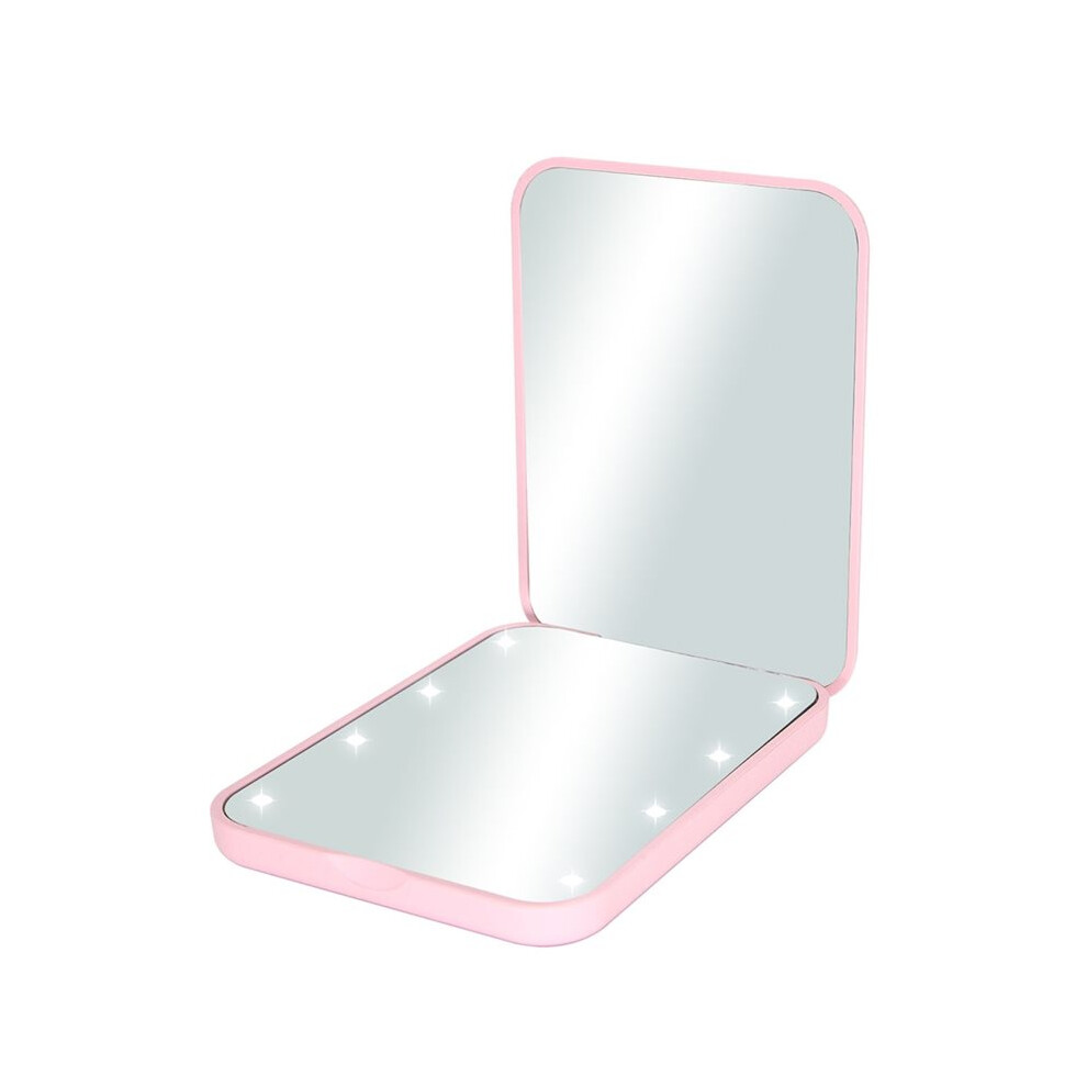 Pocket Mirror, Led Compact Travel Makeup Mirror With For, 2-Sided, Portable, Folding,Handheld,Small Ed Mirror Light 6032031599462