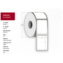 Capture Label 100 x 50 Core 40 Ã 102 mm. White. DT. Permanent. 1000 labels per roll. 12 rolls per box.