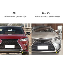 Front Bumper Arm Cover Grille Trim 53285-48040 53286-48030 for RX350 RX450h F Sport 2016-2019 Accessories