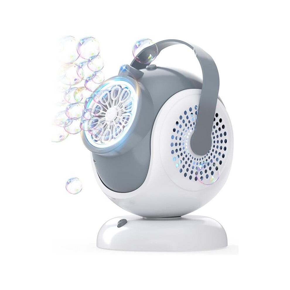 Saudism Bubble Machine - Auto 360 Rotation, 75 Tilt Range, Bubbles Blower Maker For Kids, Wedding, Birthday, Parties, Gifts