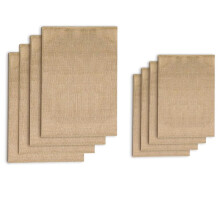 4 Pack Kids Small&4 Pack Adult Large Potato Sack Race Bags,Jute Burlap Sacks for Kids & Adults,Outdoor Bags for Picnic