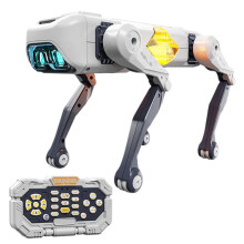 AI Intelligent Remote Control Machine Dog Voice Control Biomimetic RC Robot APP Children Electric Toys Dog Toy Gifts
