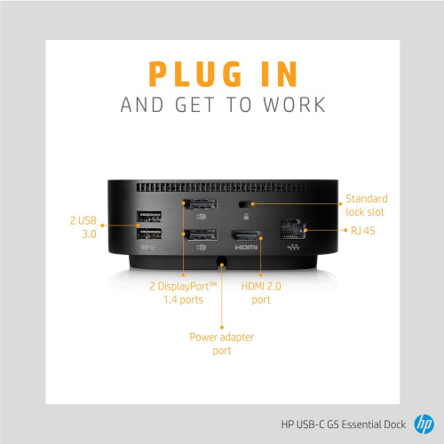 HP HP USB-C G5 Essential Dock 1