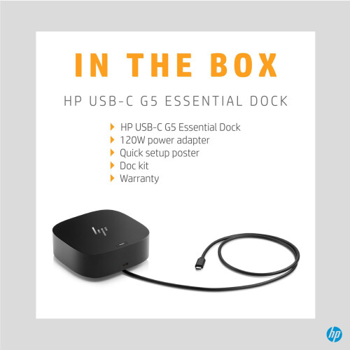 HP HP USB-C G5 Essential Dock 2
