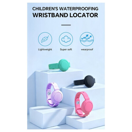 New Global Tracker Children'S Wristband Waterproof Locator Suitable for Android / IOS Systems Pet Tracking 1