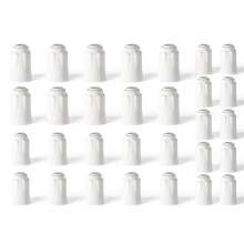 30 Stuks Keramische Draadmoeren, Hittebestendige Keramische Draadconnectoren, 18-8, 22-10, 22-14 AWG Draadconnectoren, Elektrische Draadmoeren