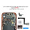 US Version Modified Flex Cable Built-in MEP 1 SIM + ESIM Integrated Solution with SIMHUB IC for  17 Pro Max Repair 6