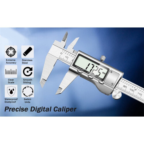 Vernier Caliper with Large LCD Screen, Versatile Measurement Tool for DIY and Professional Use 2