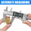 Vernier Caliper with Large LCD Screen, Versatile Measurement Tool for DIY and Professional Use 6