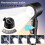 High Pressure Water Saving Filter Shower  5 Modes Handheld Shower  One Button Stop Bathroom Accessories Set 4