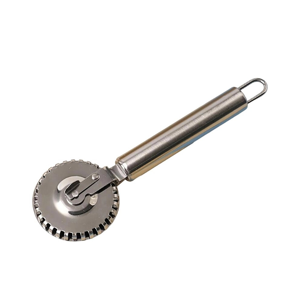 1Pc Stainless Steel Pastry Roller - Dough Crimper For Baking, Dumplings & Empanadas 4711783481493