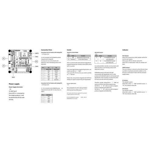 ADAU1701 2.1 4.0 DSP Audio Processing Preamplifier Board Online SigmaStudio Control - ICP5 Electronic Two-Way Crossover 2