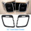 Dashboard Side Left Right AC Vent Grille Frame Trim for   970 2010-2016 Accessories 2