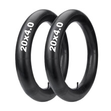 2 Pack 20x4.0 Fat Tire Tube Inner Tube with Schrader Valve Butyl Rubber Bicycle Tubes for Ebike Bicycle Accessories