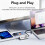 USB3.2 10Gbps 5  HUB with TF/ Card Reader USB-C & USB-A  USB Hub Type C Splitter for  Expansion Dock 5