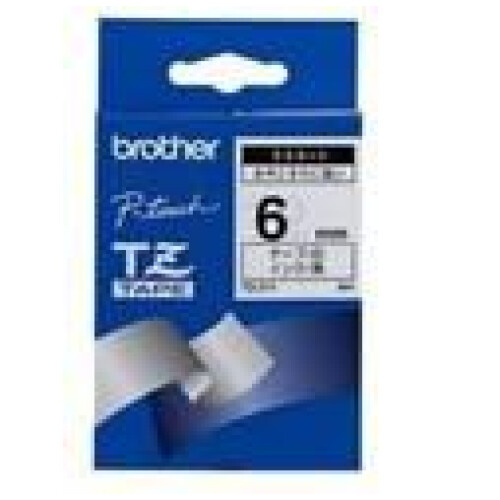 Brother Brother Black on White Gloss Laminated Tape 6mm