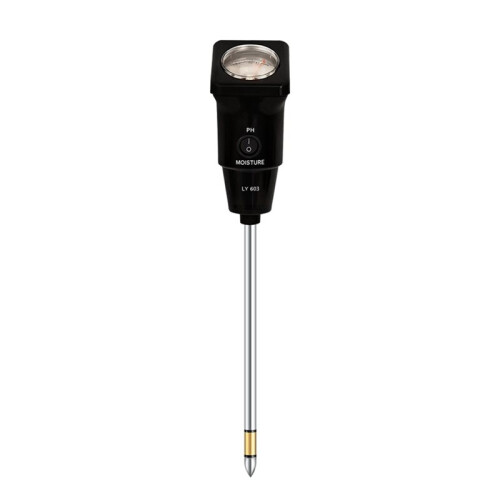 Soil PH Meter Soil Moisture PH Meter Acidity Humidity Tester Handheld Soil Tester PH Detector Humidity Analyzer C