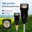 Soil PH Meter Soil Moisture PH Meter Acidity Humidity Tester Handheld Soil Tester PH Detector Humidity Analyzer C 3