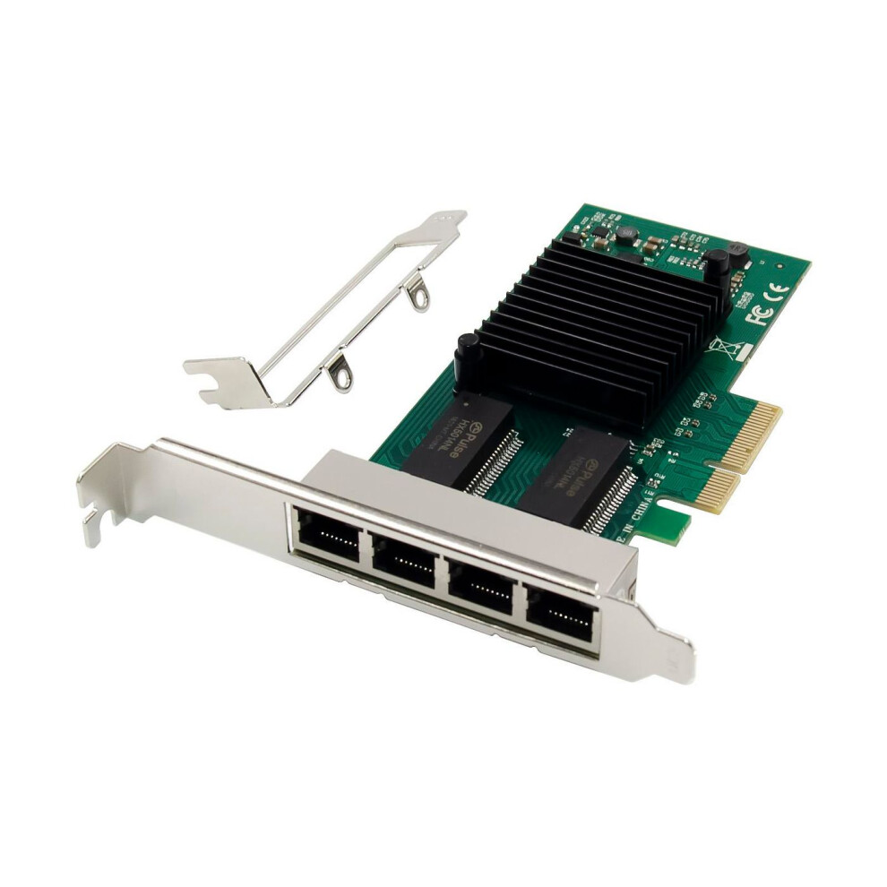 Microconnect Network Card Pcie X4 I350-T4 Quad-1Gbe Rj45 5715328014596