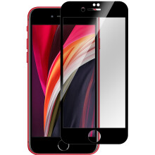 eSTUFF iPhone SE 2022/2020 Full Cover Screen Protector. Titan ShieldÂ