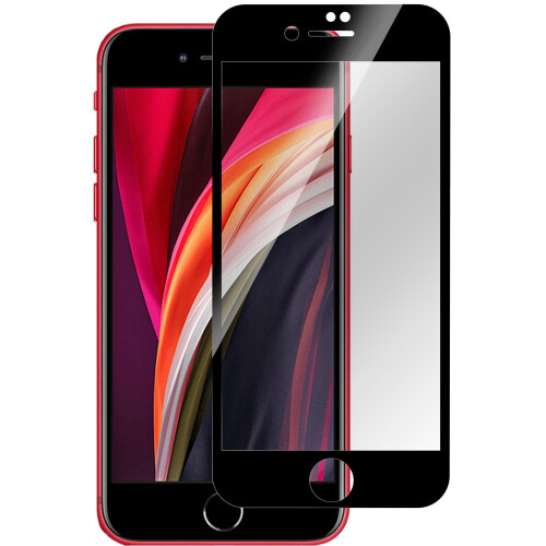 eSTUFF iPhone SE 2022/2020 Full Cover Screen Protector. Titan ShieldÂ