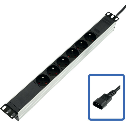 Lanview by Logon 6 way without switch Full Aluminium
