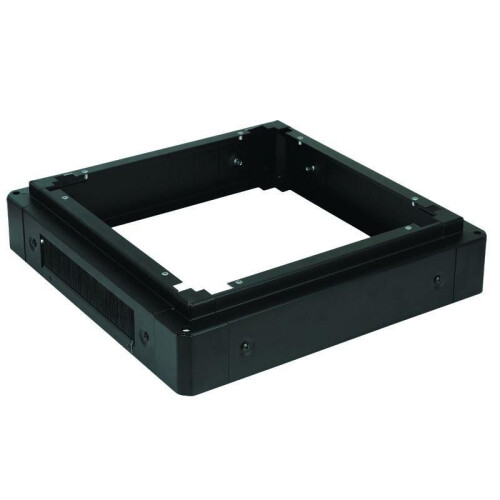 Lanview by Logon W=600 D=800 H=100mm PLINTH MODULE BLACK