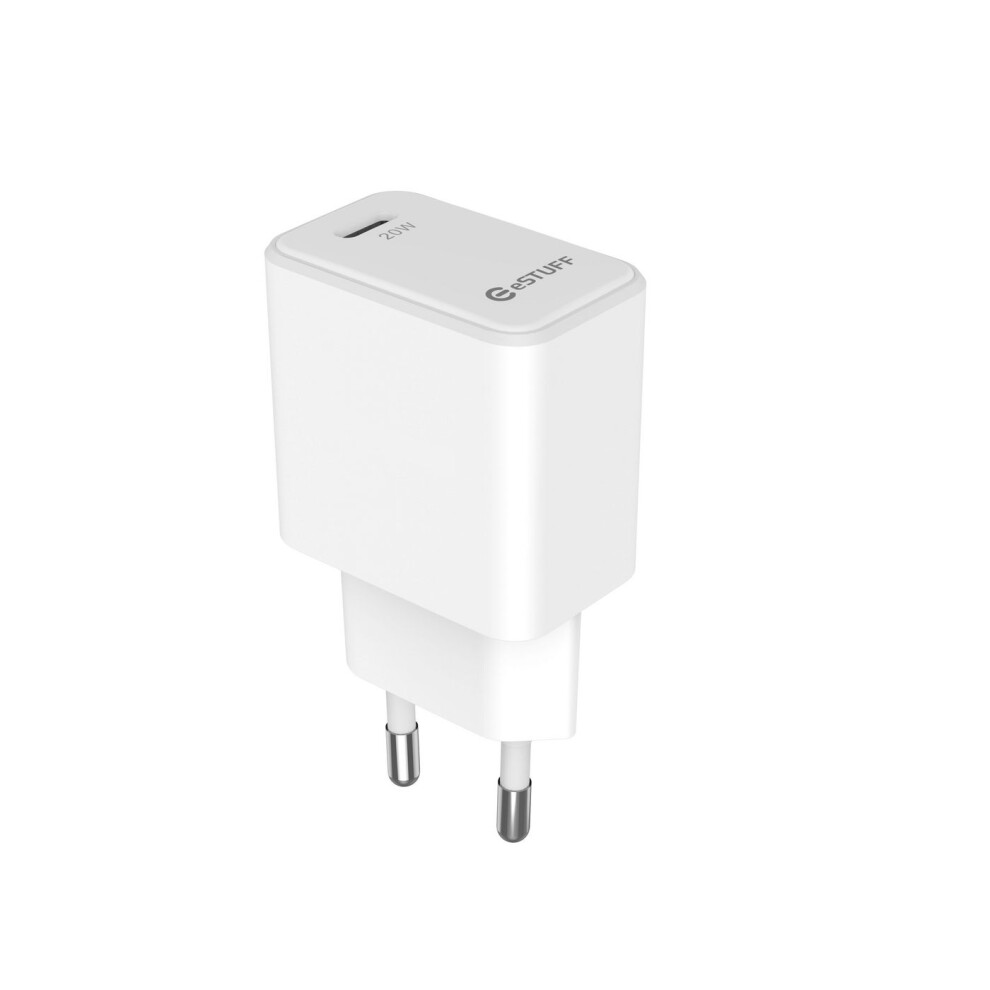 Estuff Usb-C Charger Eu Pd 20W - White 5715063679616