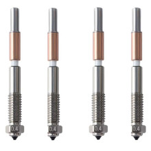 0.4mm Bimetal Nozzle for QIDI Q2 Q2c Bimetal Nozzle Bimetallic Ceramic Insulation Integrated 3D Printer Parts