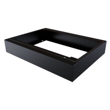 Lanview by Logon IP55 W=600 D=450 H=100mm PLINTH MODULE BLACK