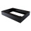 Lanview by Logon IP55 W=600 D=450 H=100mm PLINTH MODULE BLACK 1