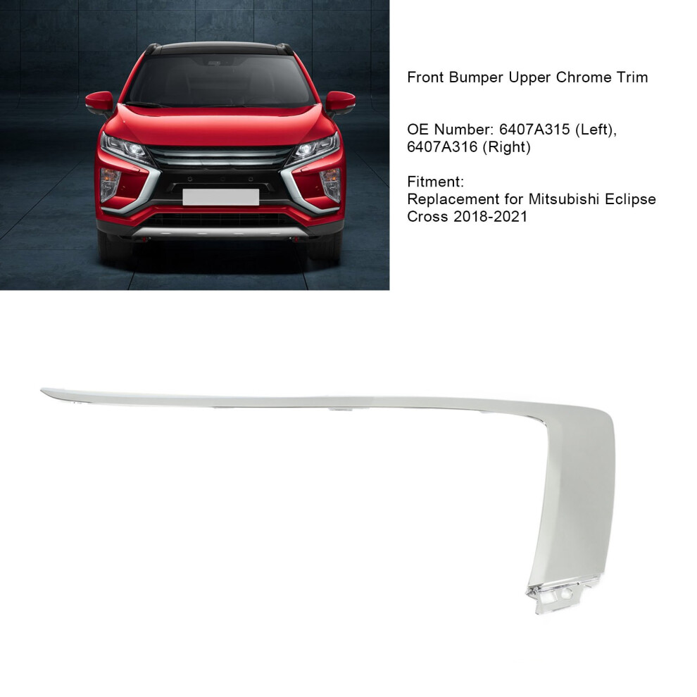 Front Bumper Chrome Trim Mitsubishi Eclipse Cross 7293282826632