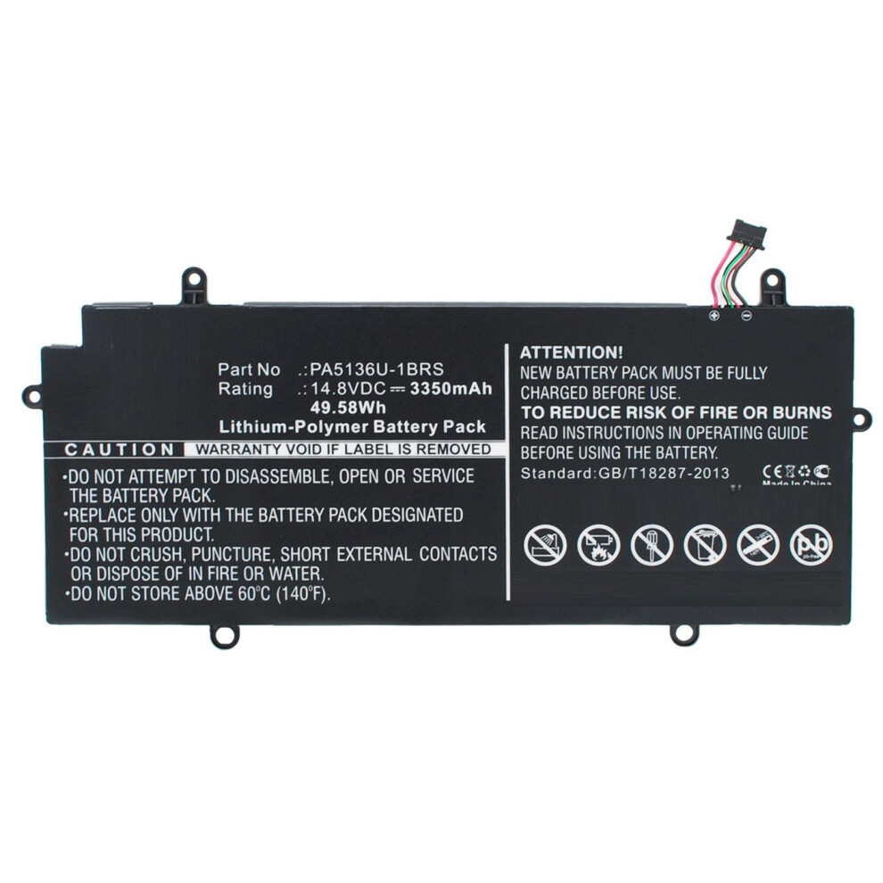 Coreparts Laptop Battery For Toshiba 52.00Wh Li-Pol 14.8V 3380Mah Black 5706998641854