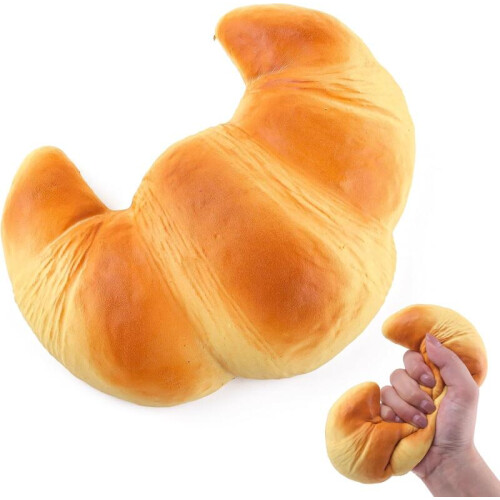 Anboor Squishies Παιχνίδια για Παιδιά με Αργή Φόρτιση, Squishies Ψωμιού, Κρουασάν Αφρού